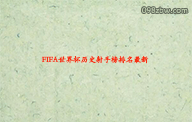 FIFA世界杯历史射手榜排名最新